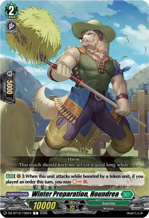 Winter Preparation, Houndrea (Dz-Bt12/106En) [Chasm Of Lost Souls] 1