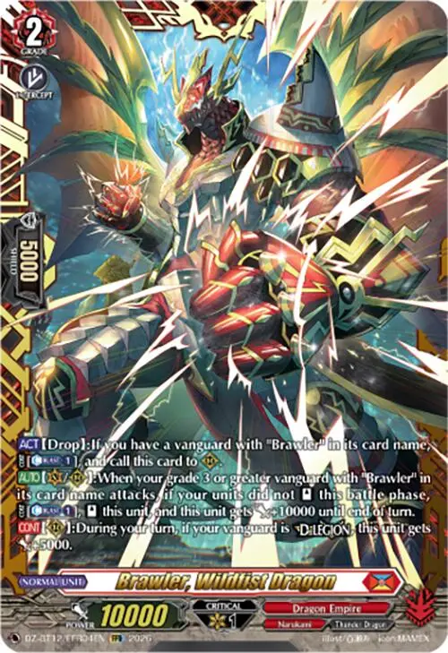 Brawler, Wildfist Dragon (Dz-Bt12/Ffr04en) [Chasm Of Lost Souls] 1