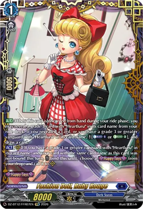 Fashion Doll, Ruby Rouge (Dz-Bt12/Ffr07en) [Chasm Of Lost Souls] 1