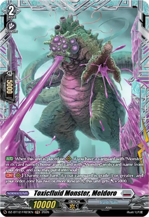 Toxicfluid Monster, Meldoro (Dz-Bt12/Fr23en) [Chasm Of Lost Souls] 1