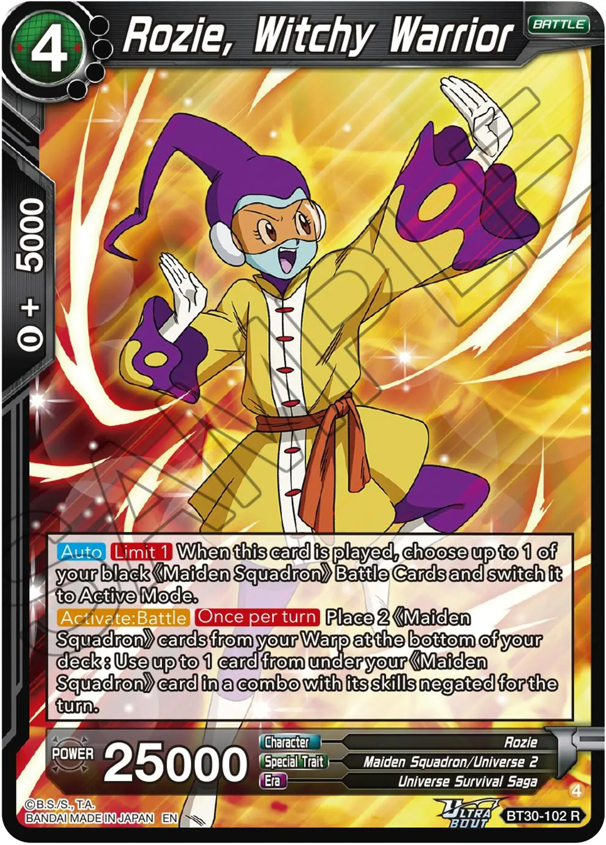 Rozie, Witchy Warrior (Bt30-102) [Three Glorious Fighters] 1