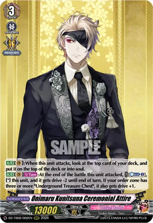Onimaru Kunitsuna Ceremonial Attire (Dz-Tb02/002En) [Touken Ranbu: Online 2026] 1