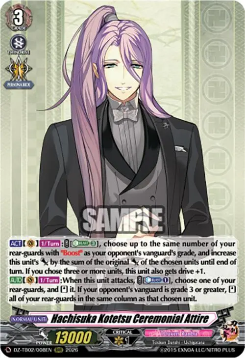 Hachisuka Kotetsu Ceremonial Attire (Dz-Tb02/008En) [Touken Ranbu: Online 2026] 1