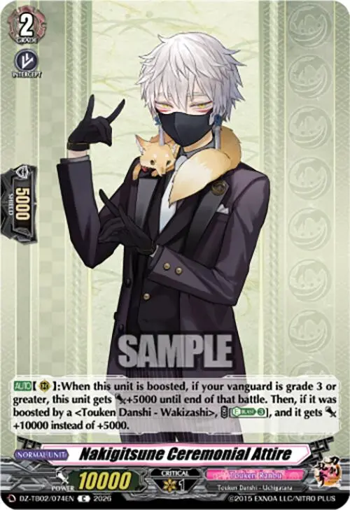 Nakigitsune Ceremonial Attire (Dz-Tb02/074En) [Touken Ranbu: Online 2026] 1