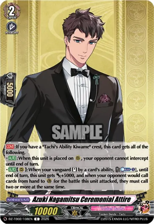 Azuki Nagamitsu Ceremonial Attire (Dz-Tb02/108En) [Touken Ranbu: Online 2026] 1
