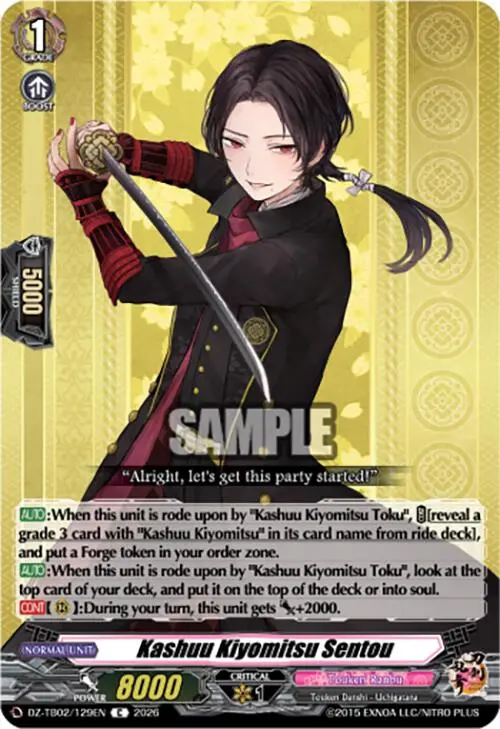 Kashuu Kiyomitsu Sentou (Dz-Tb02/129En) [Touken Ranbu: Online 2026] 1