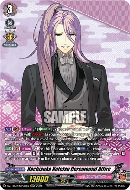 Hachisuka Kotetsu Ceremonial Attire (Dz-Tb02/Sp08en) [Touken Ranbu: Online 2026] 1