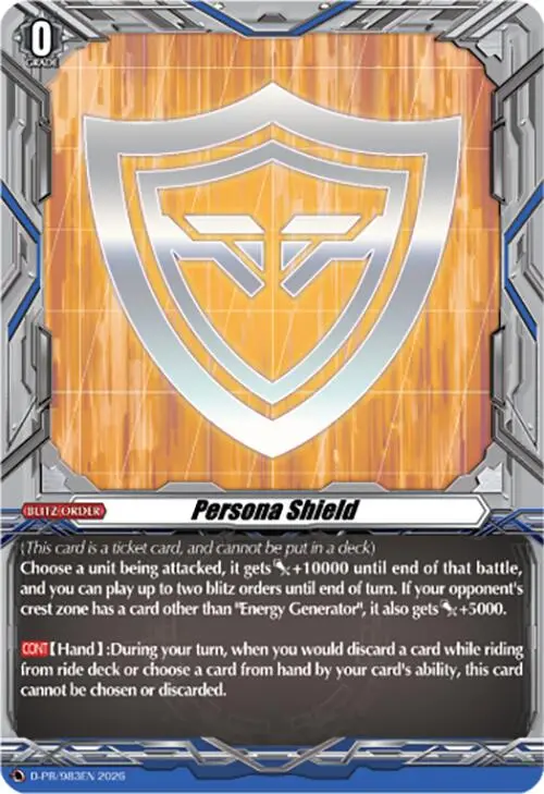 Persona Shield (D-Pr/983En) [D Promo Cards] 1