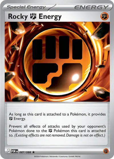 Rocky Fighting Energy (087/088) (Deck Exclusive) [Mega Evolution: Perfect Order] 1