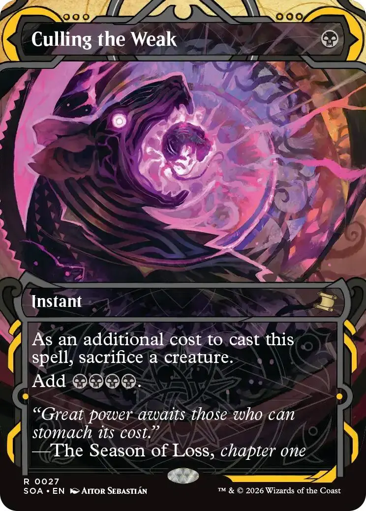 Culling The Weak [Secrets Of Strixhaven: Mystical Archive] 1