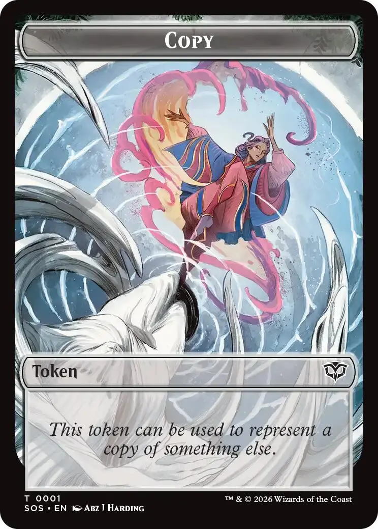 Spirit (0025) // Copy Double-Sided Token [Secrets Of Strixhaven Commander Tokens] 2
