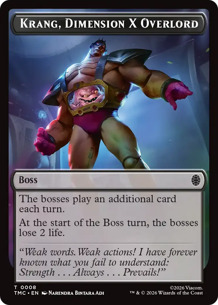 Krang, Dimension X Overlord [Teenage Mutant Ninja Turtles Commander Tokens] 1
