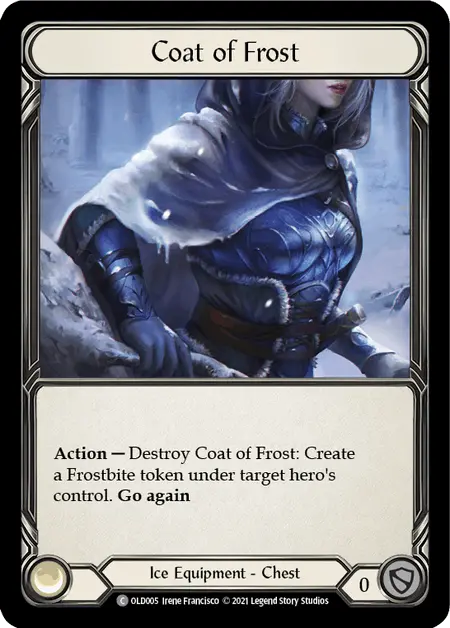 Coat Of Frost [Old005] (Tales Of Aria Oldhim Blitz Deck)  1St Edition Normal 1