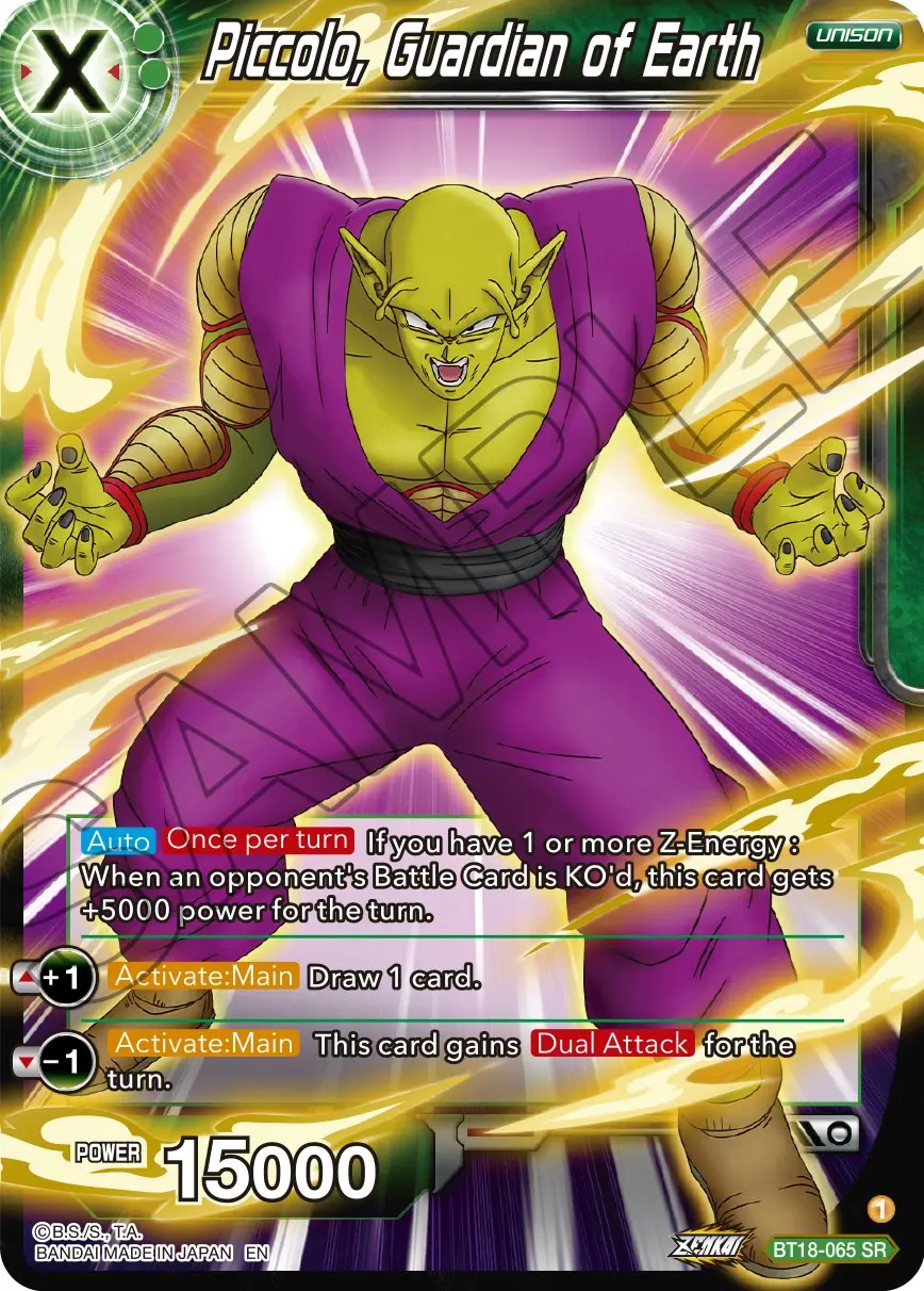 Piccolo, Guardian Of Earth (Bt18-065) [Dawn Of The Z-Legends] 1