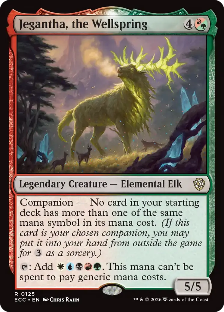 Jegantha, The Wellspring [Lorwyn Eclipsed Commander] 1