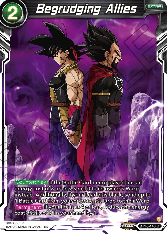 Begrudging Allies (Bt18-140) [Dawn Of The Z-Legends] 1