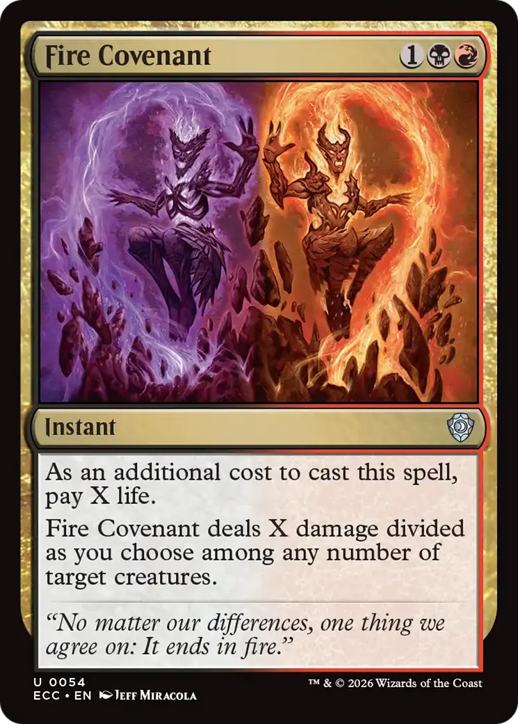 Fire Covenant [Lorwyn Eclipsed Commander] 1