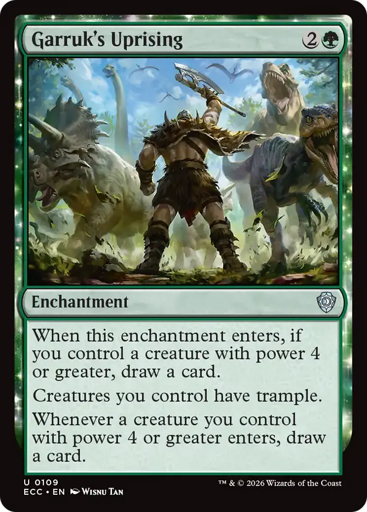 Garruk's Uprising [Lorwyn Eclipsed Commander] 1