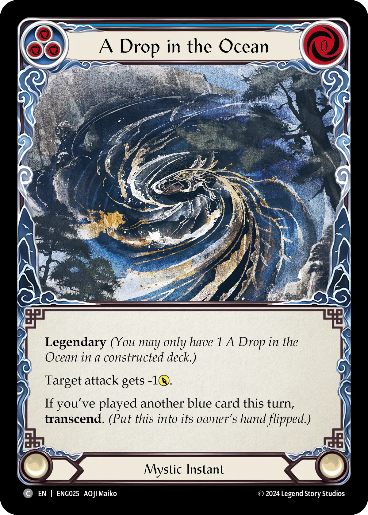 A Drop In The Ocean [Eng025] (Part The Mistveil Enigma Blitz Deck) 1