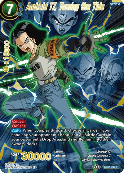 Android 17, Turning The Tide (Alternate Art) (Db2-036_R) [Special Anniversary Set 2021] 1