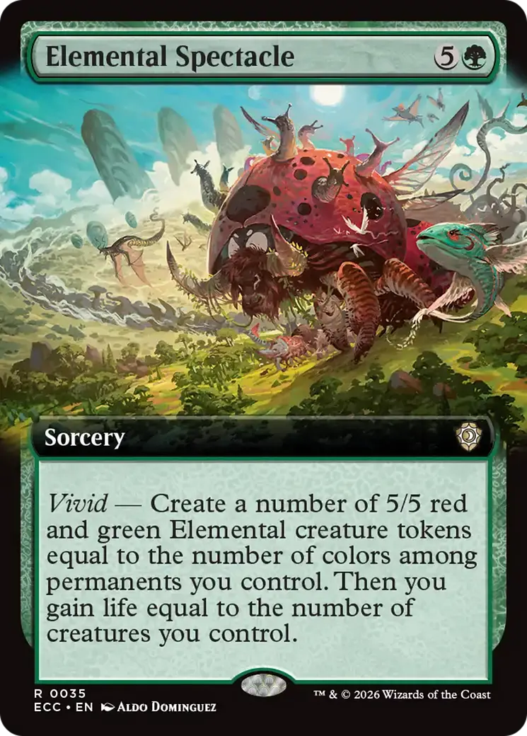 Elemental Spectacle (Extended Art) [Lorwyn Eclipsed Commander] 1