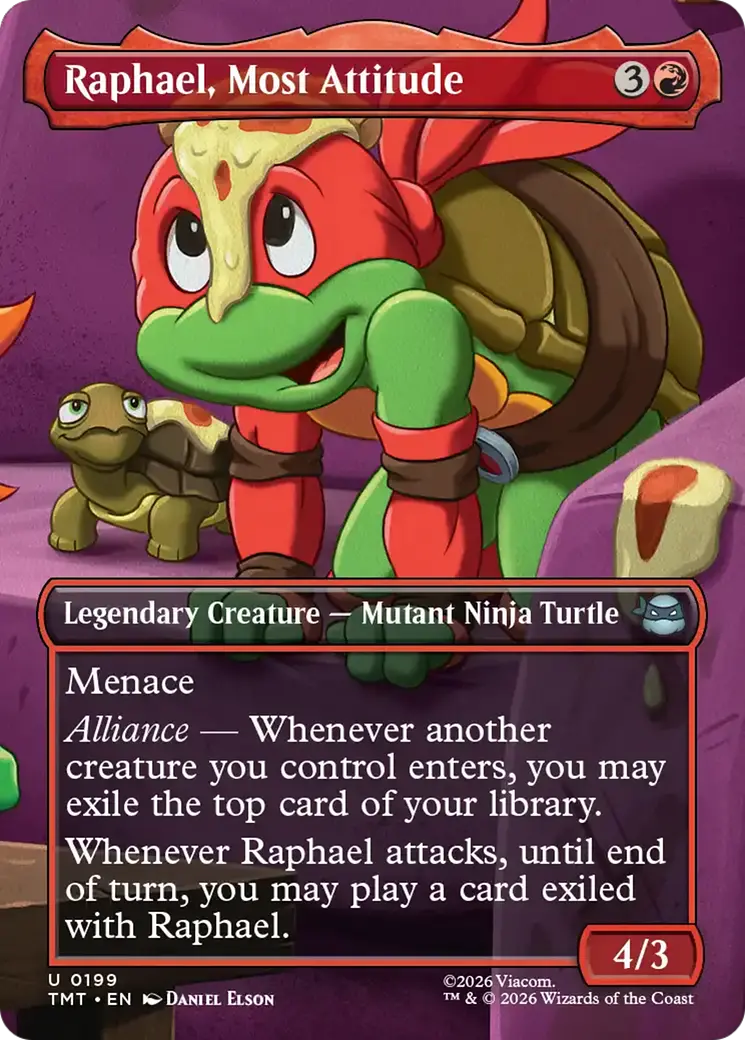 Raphael, Most Attitude (Borderless) [Teenage Mutant Ninja Turtles] 1