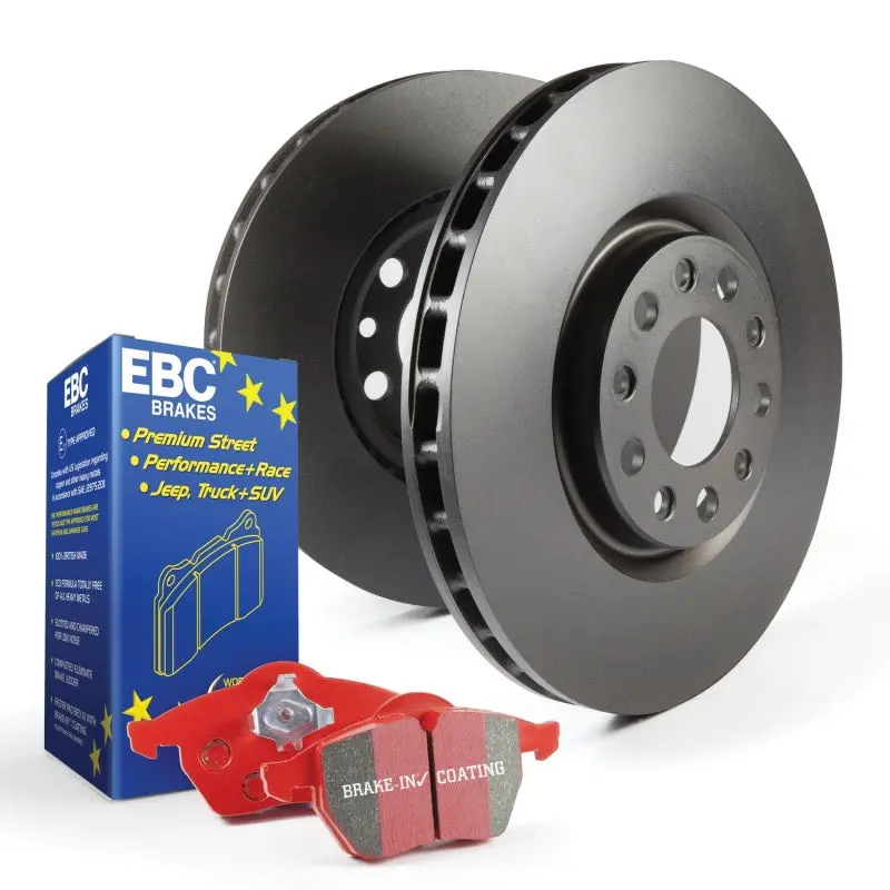 Ebc S12 High-Performance Brake Kit – Redstuff Pads & Rk Drilled/Slotted Rotors 1