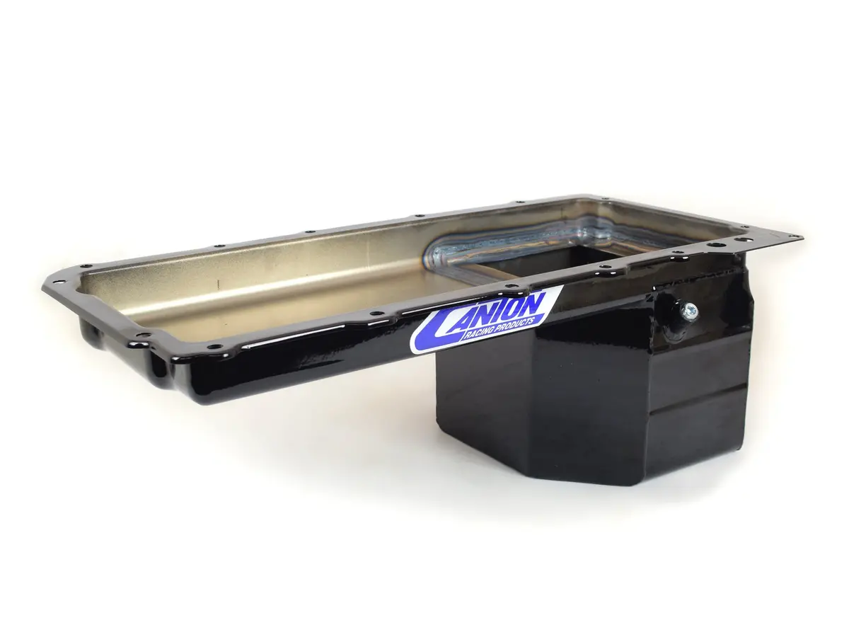 Canton Ls Engine Oil Pan – Black Powder-Coated For S10 Truck Conversions 1