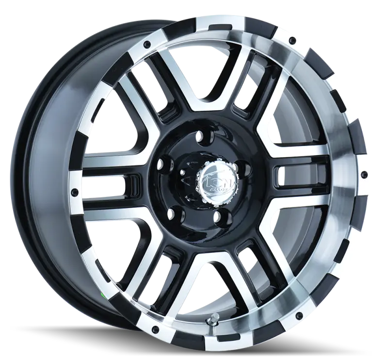 Ion Type 179 Alloy Wheel – 17X8In, 6X127Mm Bolt Pattern, 10Mm Offset, 78.3Mm Hub Bore, Black/Machined Finish 1