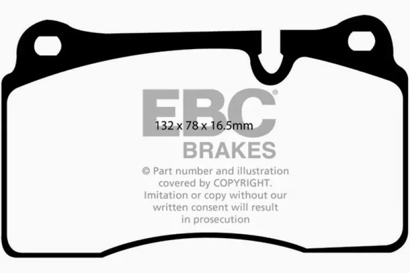 Ebc Ultimax2 High-Performance Front Brake Pads For 2005–2009 Land Rover Range Rover 4.2L Supercharged 1
