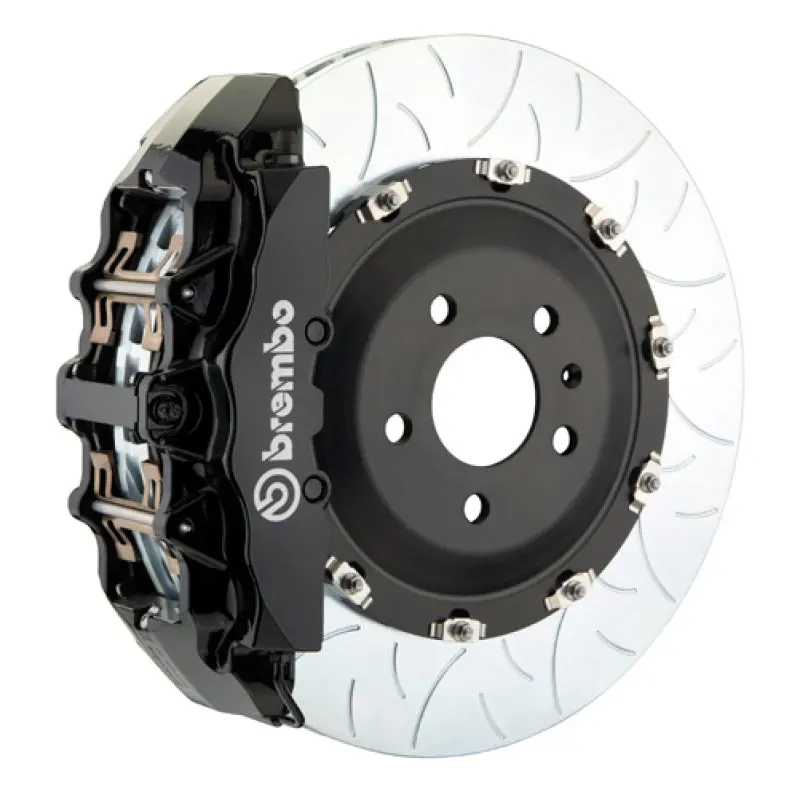 Brembo Gt Big Brake Kit For 2000–2003 Bmw Z8 (E52) – Front, 6-Piston Calipers, 380X34Mm Slotted Two-Piece Rotors, Black Finish 1