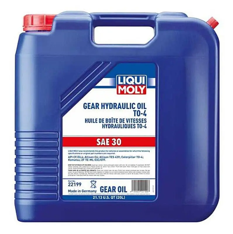 Liqui Moly To-4 Gear & Hydraulic Oil, Sae 30W, 20-Liter Drum 1