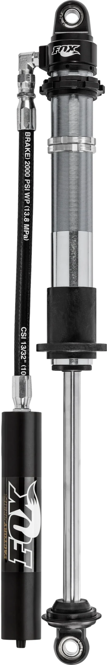 Fox Factory Race Series 2.0 Remote Reservoir Coilover Shock – 10" Stroke, Rotating Mount, Dsc Adjuster Included 1