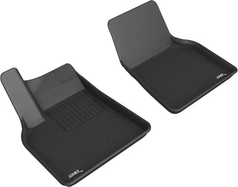 3D Maxpider Kagu Series All-Weather Floor Liners – First Row, Black, For 2021+ Tesla Model Y 1