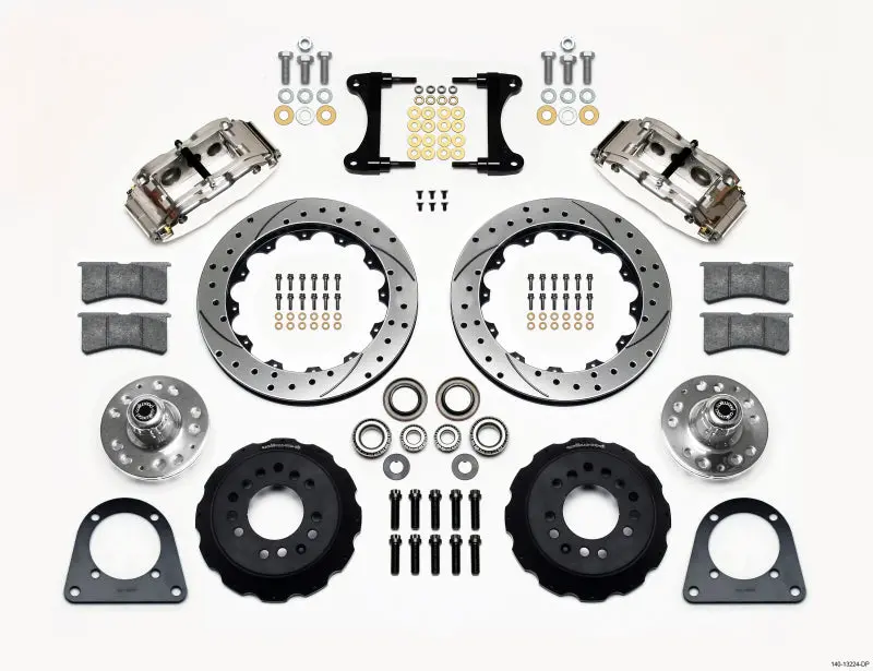 Wilwood Narrow Superlite 6R Front Hub Kit – 12.88In Drilled, Designed For Pinto-Based Tci-Ifs Chassis (1971–1978) 1