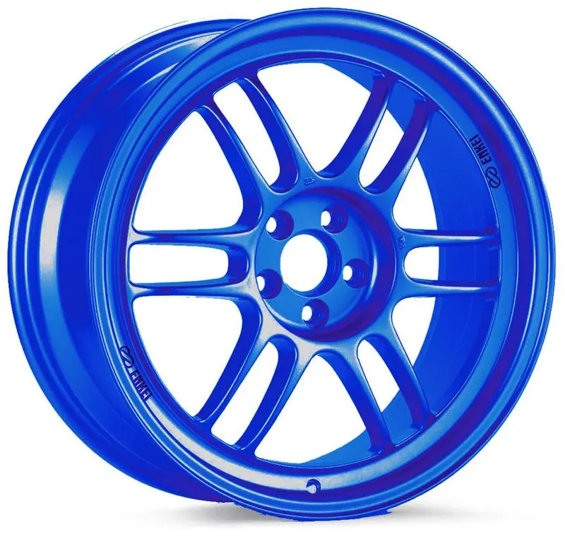 Enkei Rpf1 Forged Alloy Wheel – 15X7", 4X100 Bolt Pattern, 41Mm Offset, 73Mm Center Bore – Matte Blue Finish (Min. Order: 40) 1