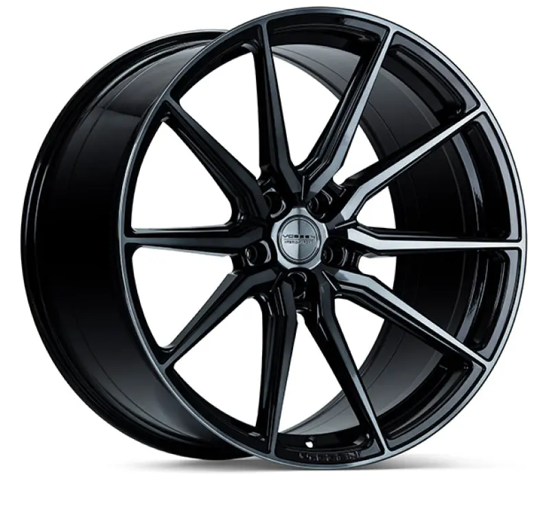 Vossen Hf-3 19X8.5 / 5X114.3 / Et32 / Flat Face / 73.1 - Double Tinted - Gloss Black Wheel 1