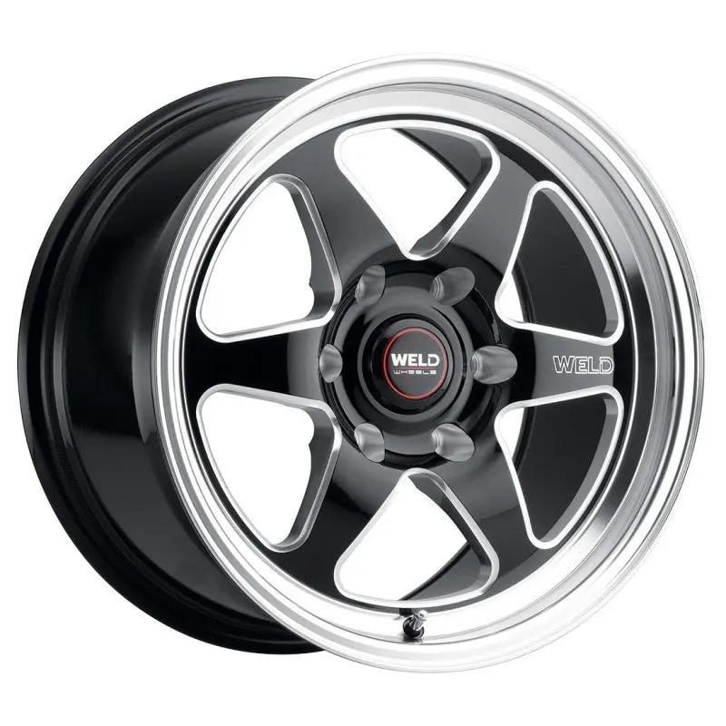 Weld S156 17X5 Ventura 6 Drag 6X139.7 Et-25 Bs2.00 Gloss Blk Mil Dia 106.1 1