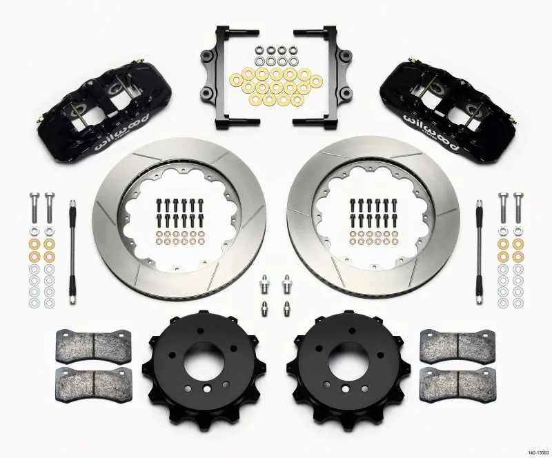 Wilwood Aero4 Rear Big Brake Kit – 14" Rotors With Lines For 2007–2011 Bmw E90 Series 1