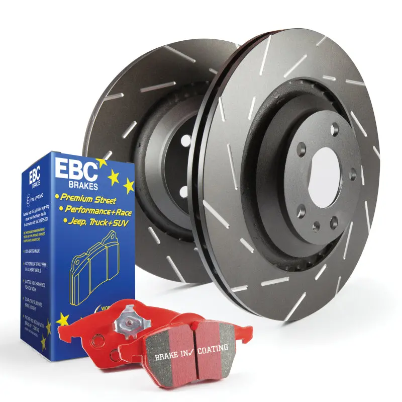Ebc Redstuff High-Performance Brake Pad And Usr Drilled Rotor Kit (S4 Series) 1
