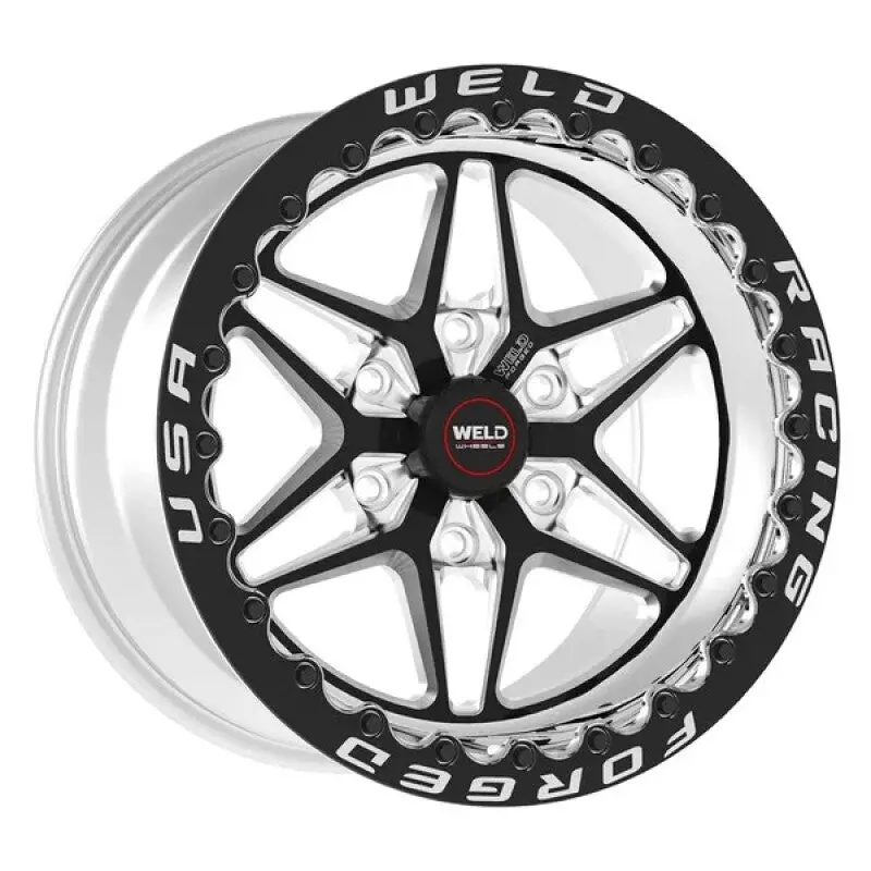 Weld S81 17X10 / 5X112 7.3Bs / (+46Mm) Blk 3.18Id Med Pad-Sbl-Black 1