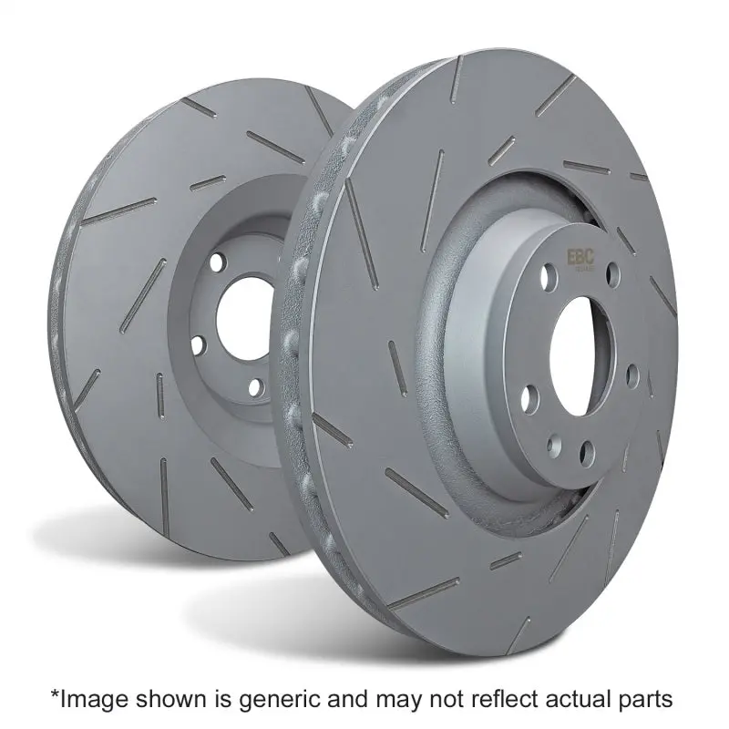 Ebc Usr Slotted Rear Brake Rotors For 2020–2024 Jaguar F-Type 2.0T 1