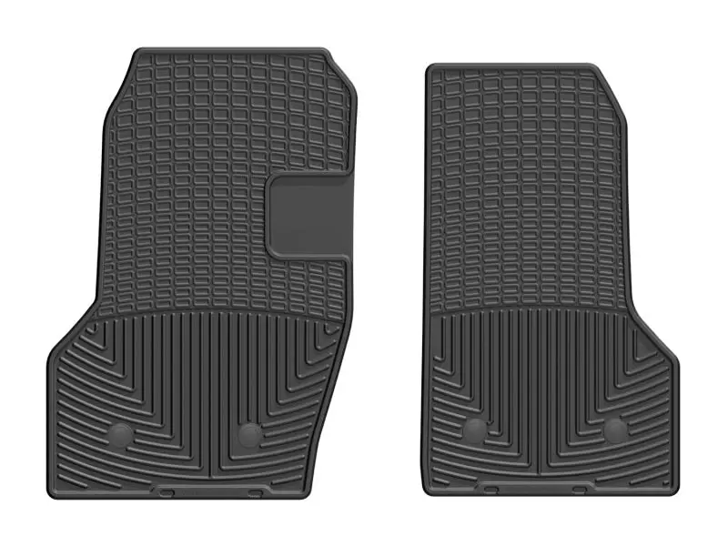 Weathertech Heavy-Duty Rubber Floor Mats For 2004–2015 Freightliner M2 – Front Row, Black 1