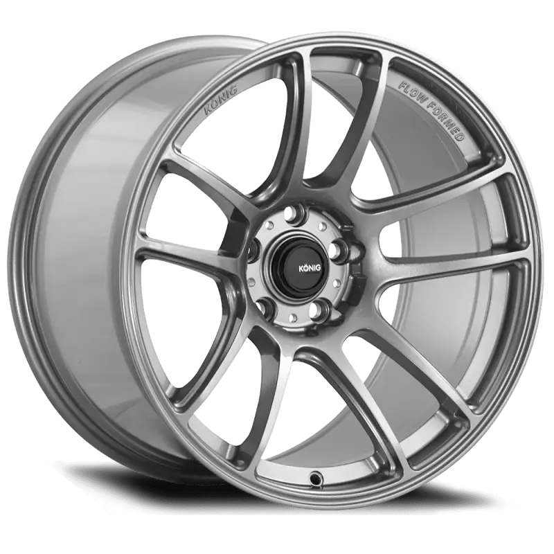 Konig Heliogram Flow-Formed Wheel – 18X12", 5X114.3, Et20, Titanium Metallic Finish 1